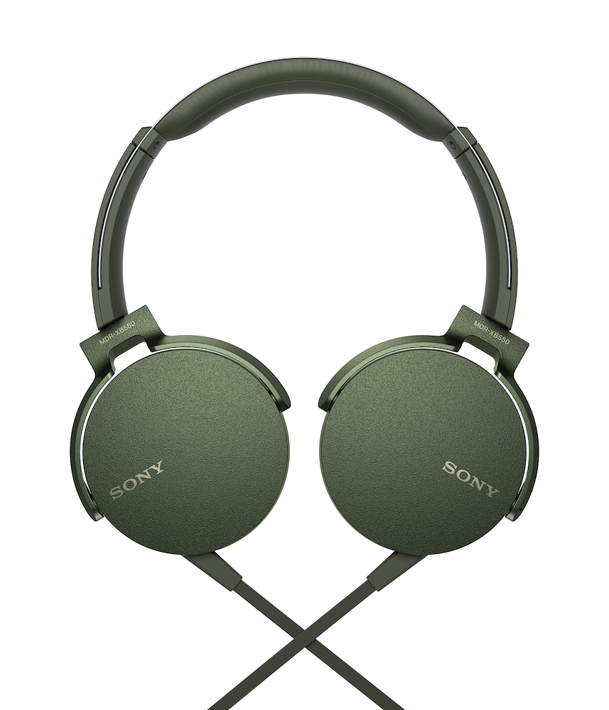 SONY CUFFIA MDR XB550APG VERDE CUFFIA ARCH. 5-22000HZ 102DB C/MIC.