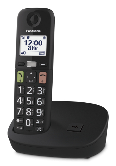 Panasonic KX-TGU110EXB telefono Telefono DECT Nero