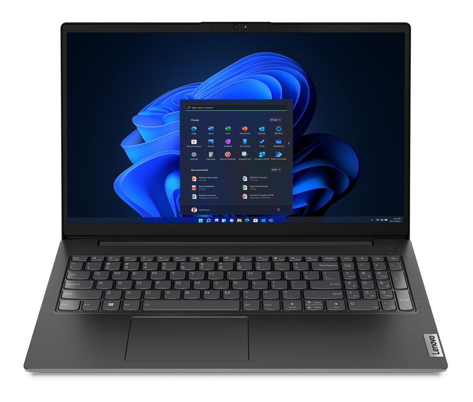 Lenovo V V15 Intel® Core™ i3 i3-1215U Computer portatile 39,6 cm (15.6") Full HD 8 GB DDR4-SDRAM 256 GB SSD Wi-Fi 5 (802.11ac) Windows 11 Home Nero