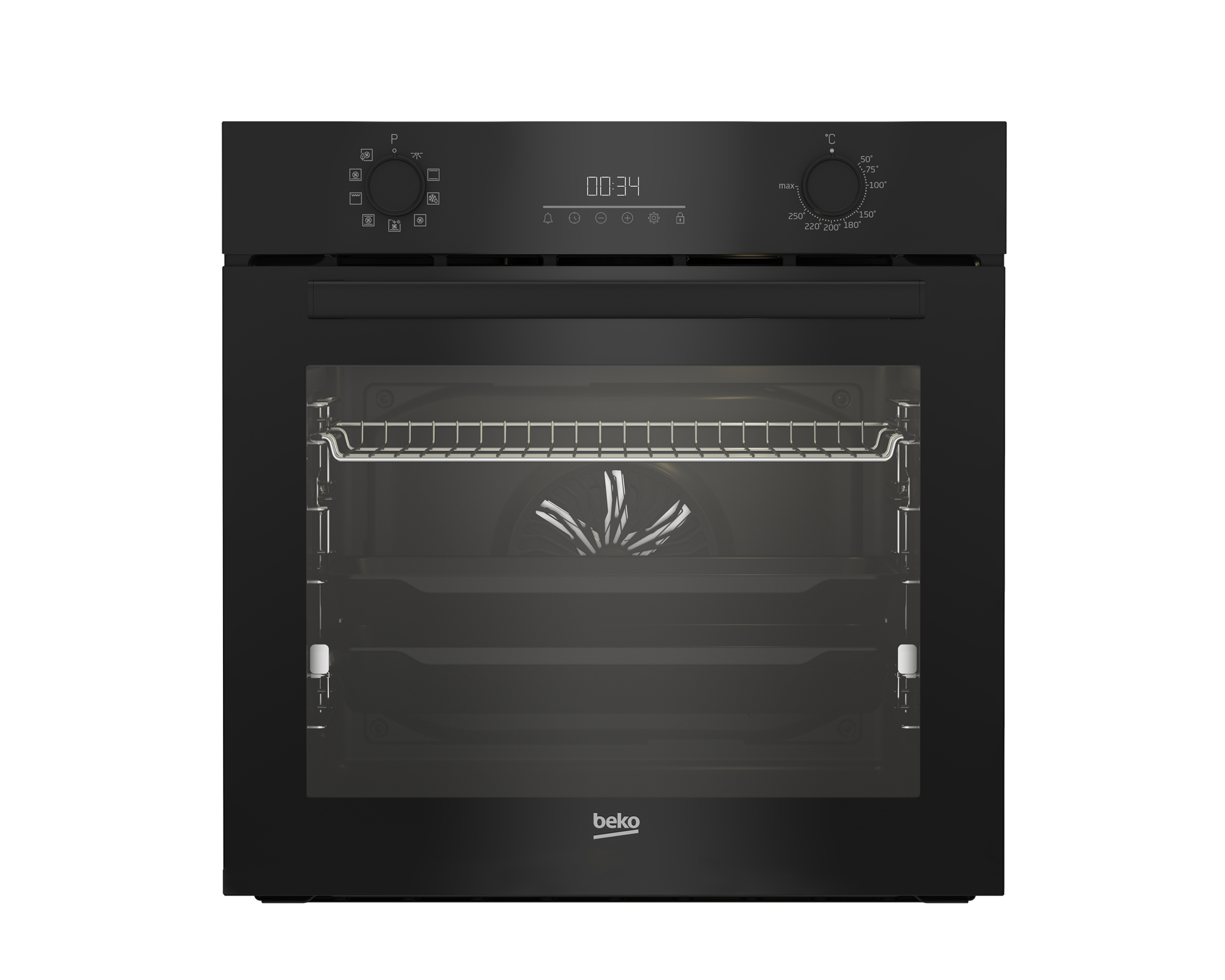 Beko b300 Forno Multifunzione Beyond BBIM17300BSEA, AirFry, 9 Funzioni, Cottura pizza, 72 litri, Classe A+