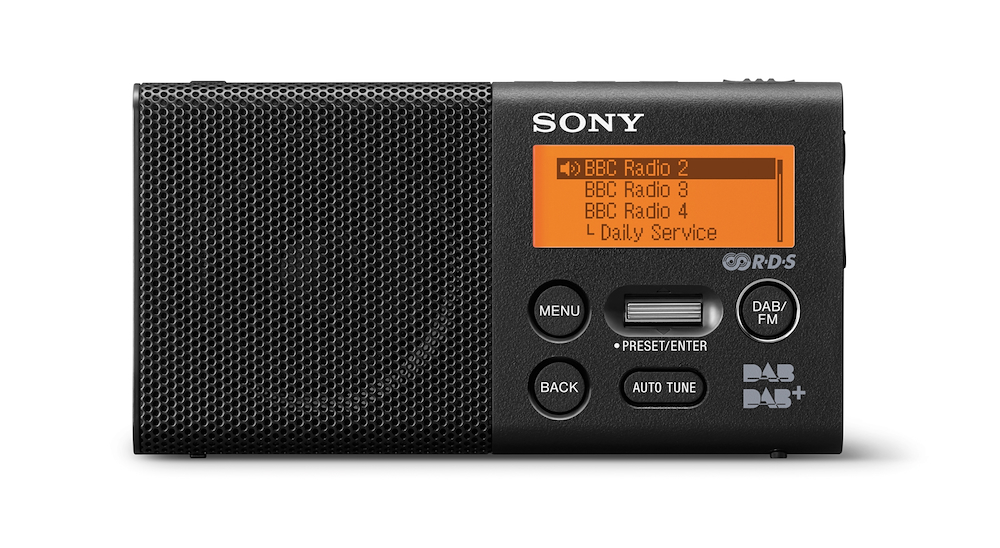 SONY RADIO DAB XDRP1DBPB BLACK RADIO TASCABILE DAB/DAB+ DISP.LCD B