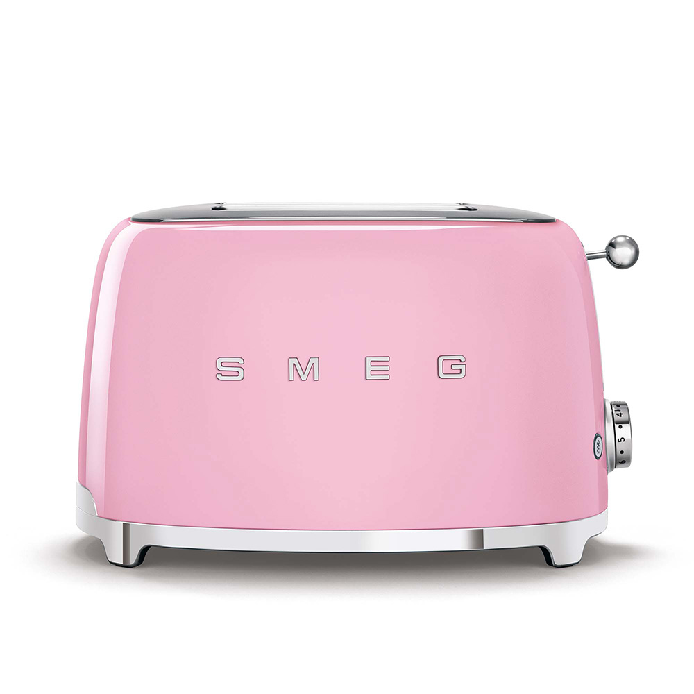 Smeg Tostapane 50's Style – Rosa LUCIDO 2x2 – TSF01PKEU