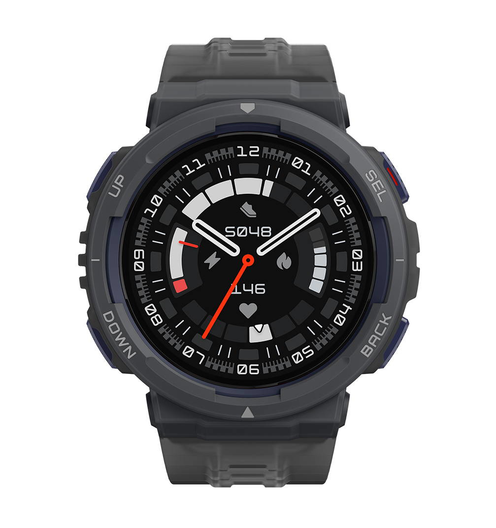 Amazfit ACTIVE EDGE 3,35 cm (1.32") TFT 46 mm Digitale 360 x 360 Pixel Touch screen Nero GPS (satellitare)