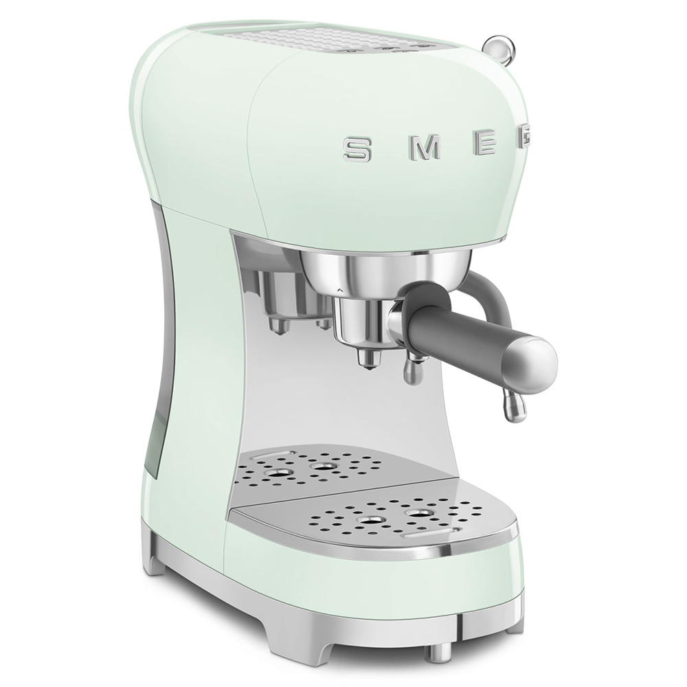 Smeg Macchina da Caffè Espresso Manuale 50's Style – Verde Pastello LUCIDO – ECF02PGEU