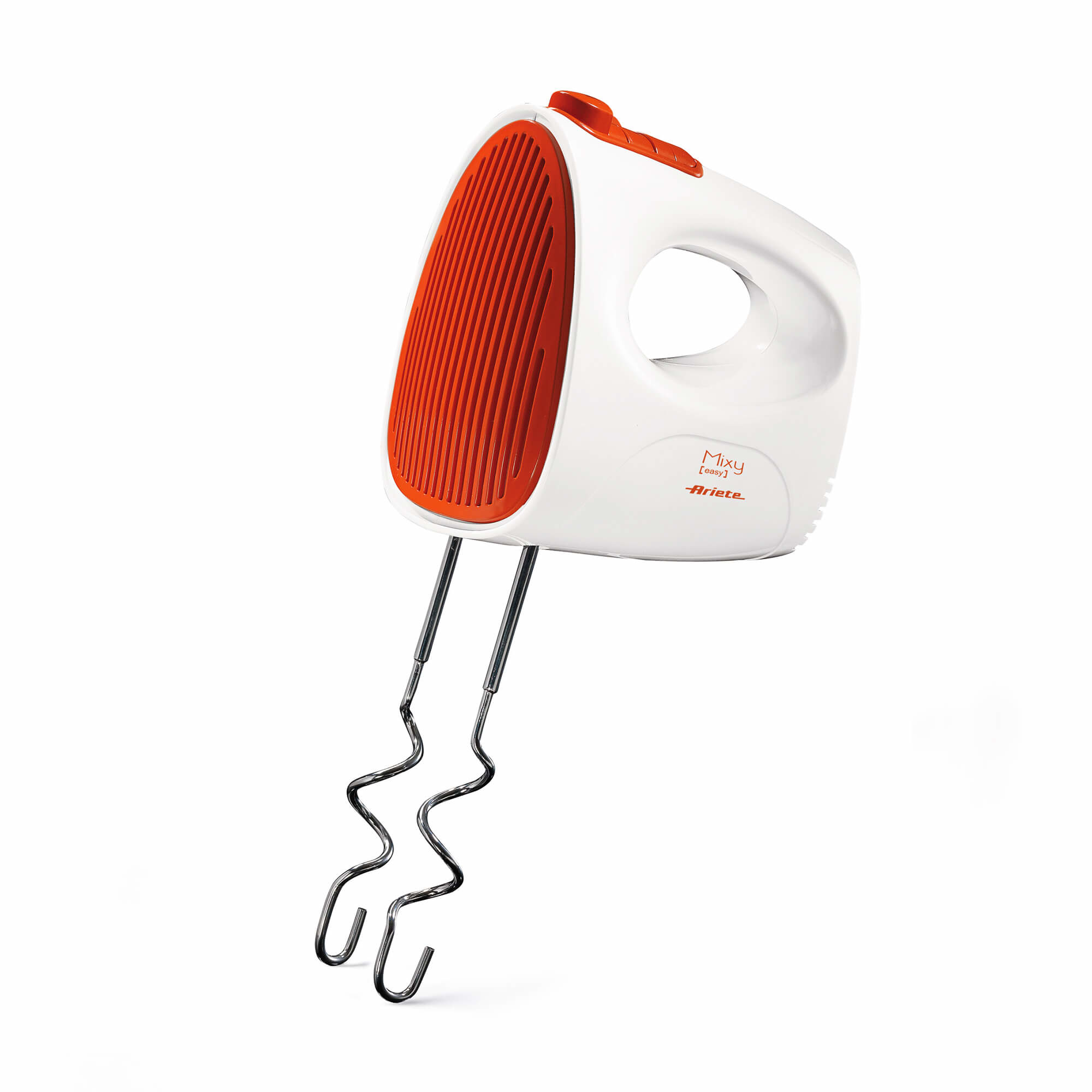 Ariete 1541 Mixy Orange - Fruste elettriche - Doppio set fruste per montare e impastare - 5 velocità e Turbo - 250 Watt