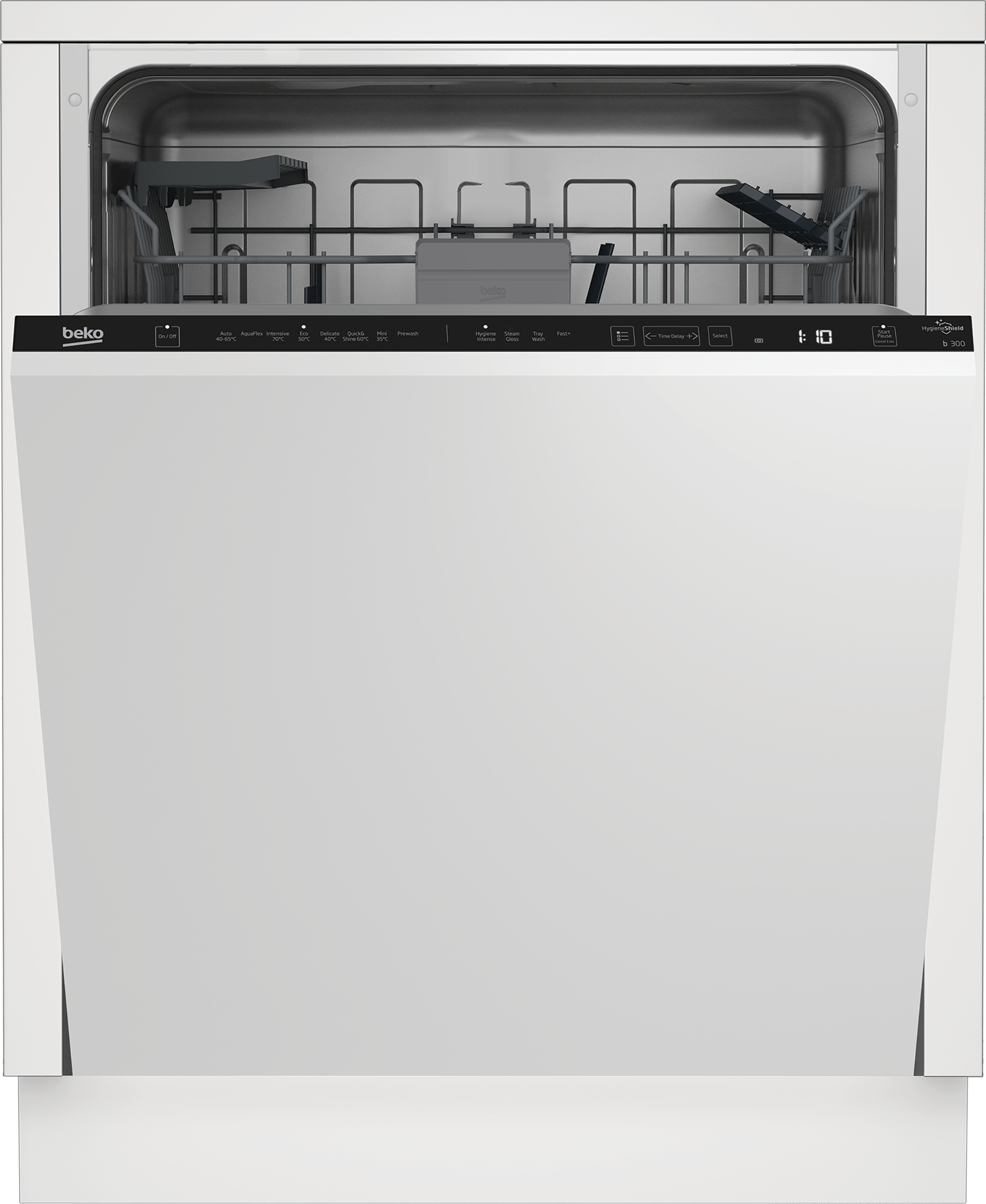 Beko b300 Lavastoviglie a scomparsa totale 60 cm, Classe C, 44dBA, 14 coperti, 8 programmi