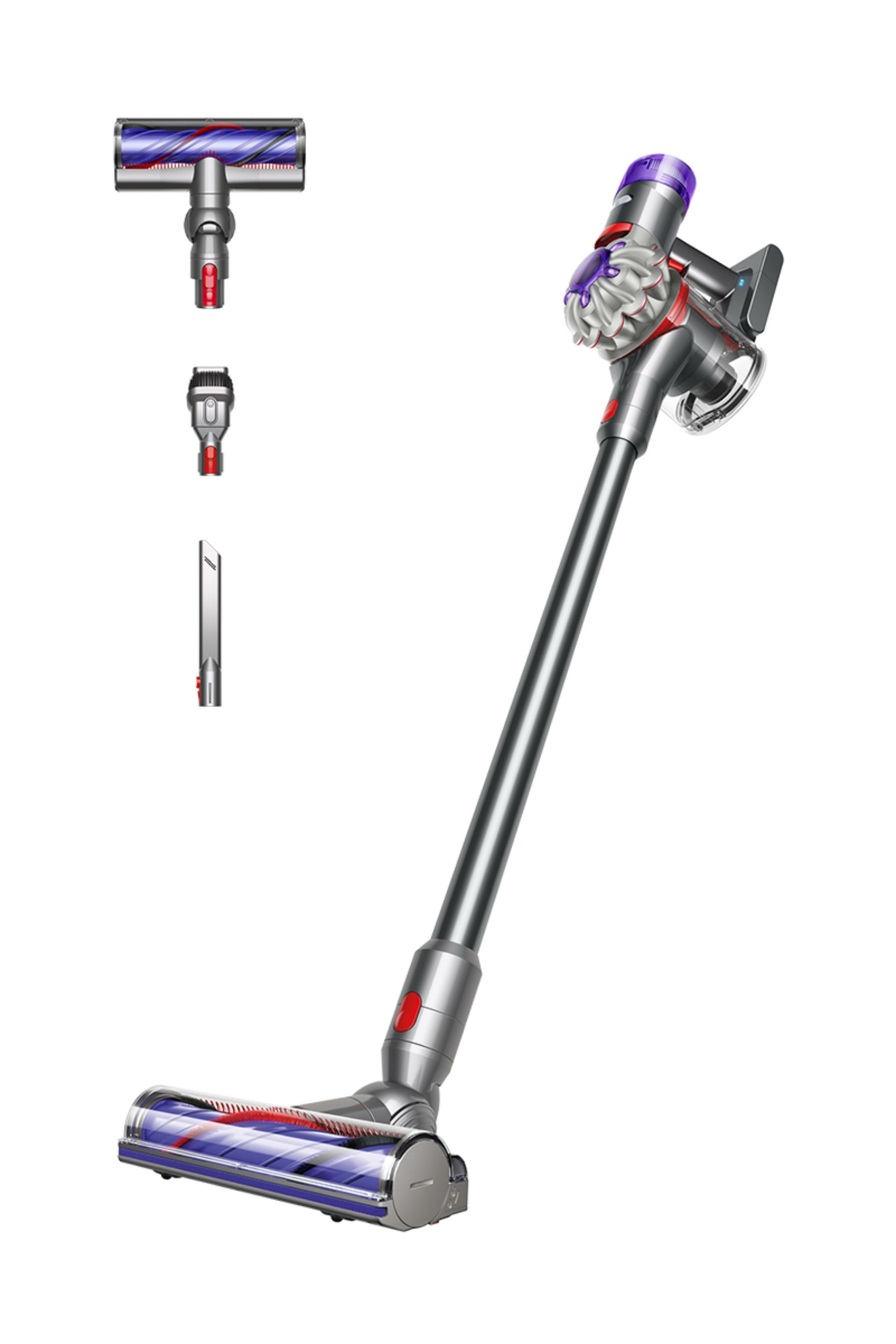 Dyson V8 Advanced aspirapolvere senza filo Nichel, Argento Senza sacchetto