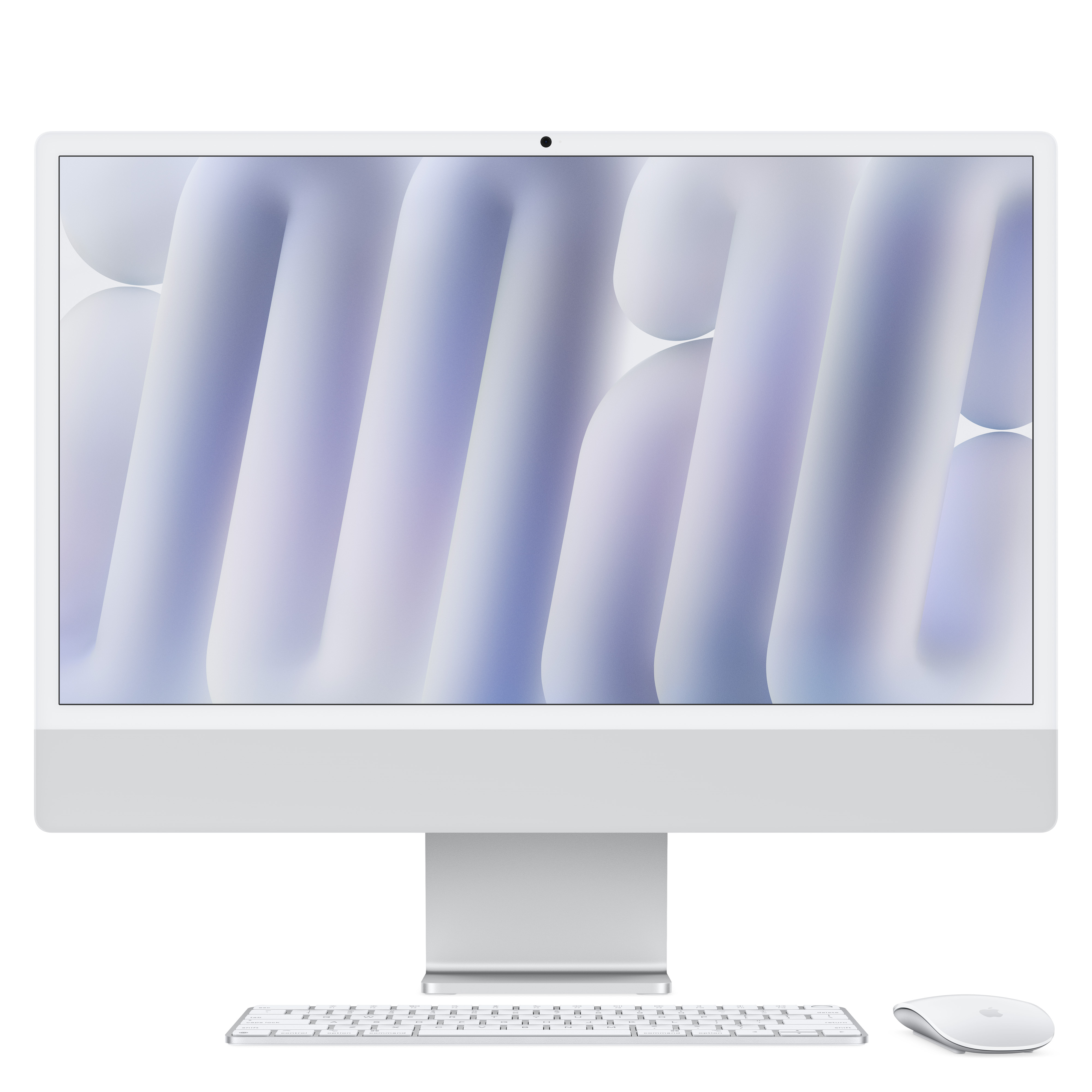 Apple iMac 24"Retina Display 4,5K, Chip M4 con CPU 10‑core, GPU 10‑core, 16GB, 512GB SSD, Argento